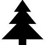 Christmas Tree Stencils, Patterns and Shapes