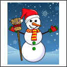 Dress A Snowman online Christmas game