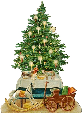 Victorian Christmas Tree graphic