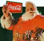 Coca Cola Santa Claus drawing